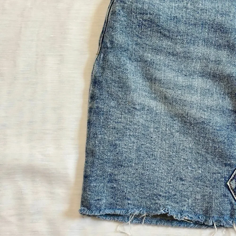 Wild Fable Denim Mini Skirt Blue Jean Women's Size 2 Mid Rise 5-Pocket